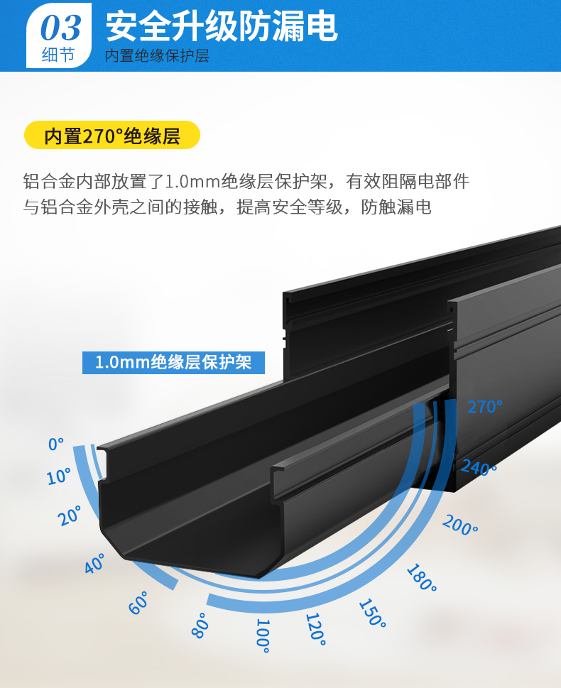 安全升級(jí)否漏電,內(nèi)置絕緣保護(hù)層